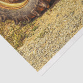 Oud Boerderij tractor  deklaagpapier Tissuepapier (Detail)