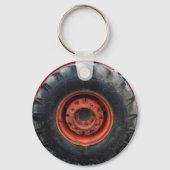 Oud Boerderij tractorwiel Sleutelhanger (Voorkant)