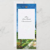 OUD BOERENHUIS IN CHIANTI, blauw groen rood wit Kaart (Achterkant)