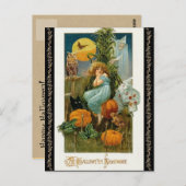 Oud bolletje, halloween Briefkaart (Voorkant / Achterkant)
