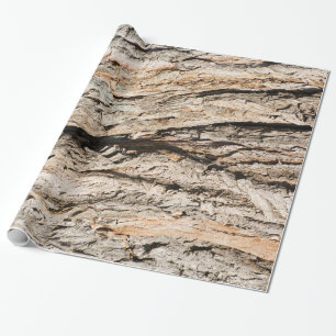 Oud boomstampatroon cadeaupapier