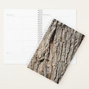Oud boomstampatroon planner