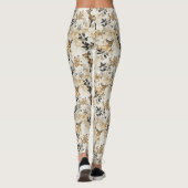 Oud bosland hertenpatroon leggings (Achterkant)