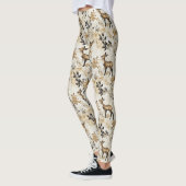 Oud bosland hertenpatroon leggings (Links)