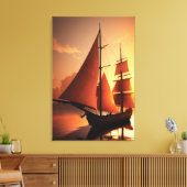 Oud botadoek afdrukken (Insitu (Woonkamer))