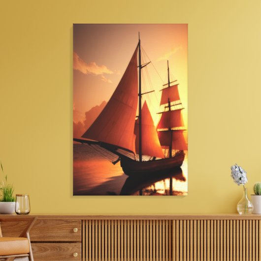 Oud botadoek afdrukken (Insitu (Woonkamer))
