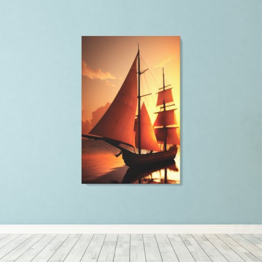Oud botadoek afdrukken (Insitu (Houten vloer))
