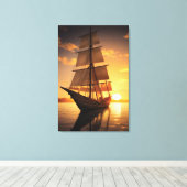 Oud botadoek afdrukken (Insitu (Houten vloer))