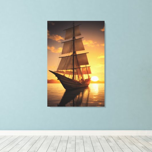 Oud botadoek afdrukken (Insitu (Houten vloer))