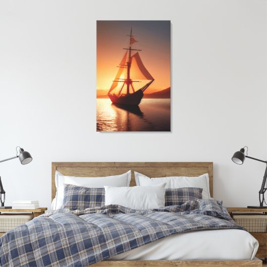 Oud botadoek afdrukken (Insitu (Slaapkamer))