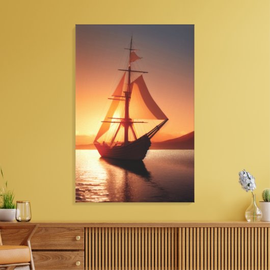 Oud botadoek afdrukken (Insitu (Woonkamer))