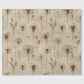 Oud botanisch bloempatroon (10) cadeaupapier (Vlak)