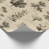Oud botanisch bloempatroon (11) cadeaupapier (Hoek)