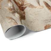 Oud botanisch bloempatroon (4) cadeaupapier (Rol Hoek)