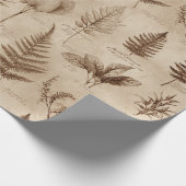 Oud botanisch bloempatroon (7) cadeaupapier (Hoek)