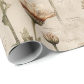 Oud botanisch bloempatroon (8) cadeaupapier (Rol Hoek)