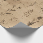Oud botanisch bloempatroon (9) cadeaupapier (Hoek)