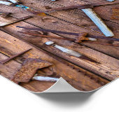 Oud bouwgereedschap poster (Hoek)