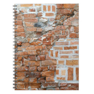 Oud Brick Wall Notitieboek