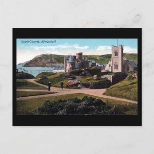 Oud Briefkaart - Aberystwyth Castle (Voorkant)