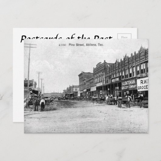 Oud Briefkaart - Abilene, Texas. (Voorkant / Achterkant)