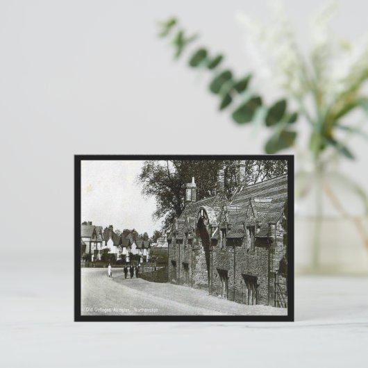 Oud Briefkaart - Abington, Northampton (Staand voorkant)