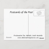 Oud Briefkaart - Adelaide, South Australia (Achterkant)