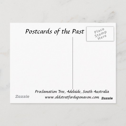 Oud Briefkaart - Adelaide, South Australia (Achterkant)