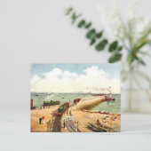 Oud Briefkaart - Admiralty Pier, Dover, Kent (Staand voorkant)