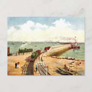 Oud Briefkaart - Admiralty Pier, Dover, Kent