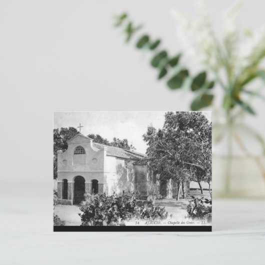 Oud Briefkaart - Ajaccio, kurk (Staand voorkant)