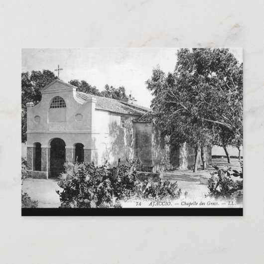 Oud Briefkaart - Ajaccio, kurk (Voorkant)