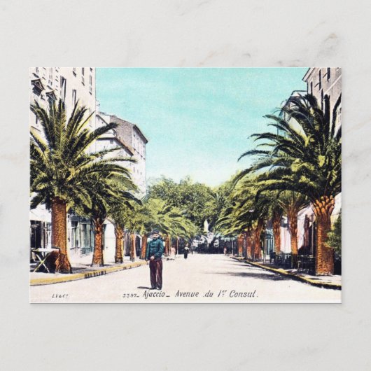 Oud Briefkaart - Ajaccio, kurk (Voorkant)