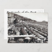 Oud Briefkaart - Alassio, Ligurië, Italië (Voorkant / Achterkant)