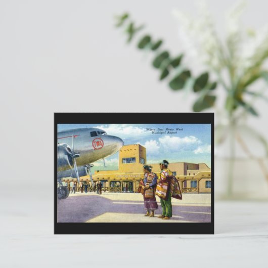 Oud Briefkaart - Albuquerque, New Mexico (Staand voorkant)