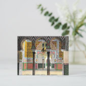 Oud Briefkaart - Alcazar, Sevilla, Spanje (Staand voorkant)