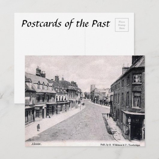 Oud Briefkaart - Alcester, Warwickshire (Voorkant / Achterkant)