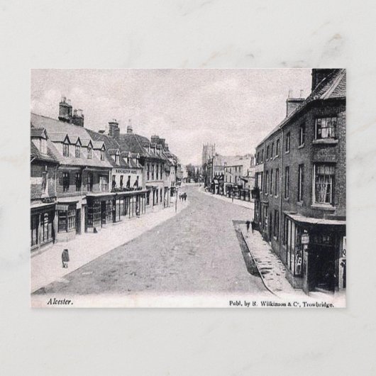 Oud Briefkaart - Alcester, Warwickshire (Voorkant)