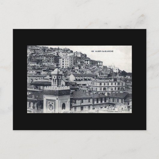 Oud Briefkaart - Alger-la-Blanche (Voorkant)