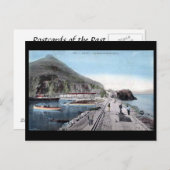 Oud Briefkaart - Algerije, Oran, la Jetee (Voorkant / Achterkant)