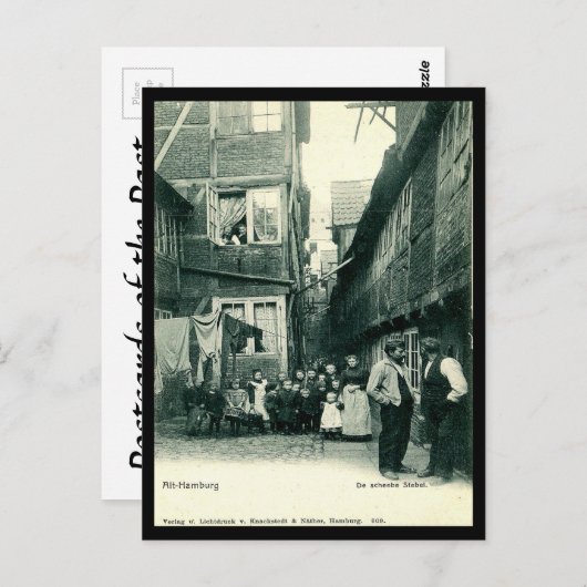 Oud Briefkaart - Alt Hamburg (Voorkant / Achterkant)