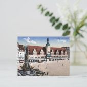 Oud Briefkaart - Altes Rathaus, Leipzig (Staand voorkant)