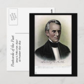 Oud Briefkaart - Amerikaans President James K Polk (Voorkant / Achterkant)