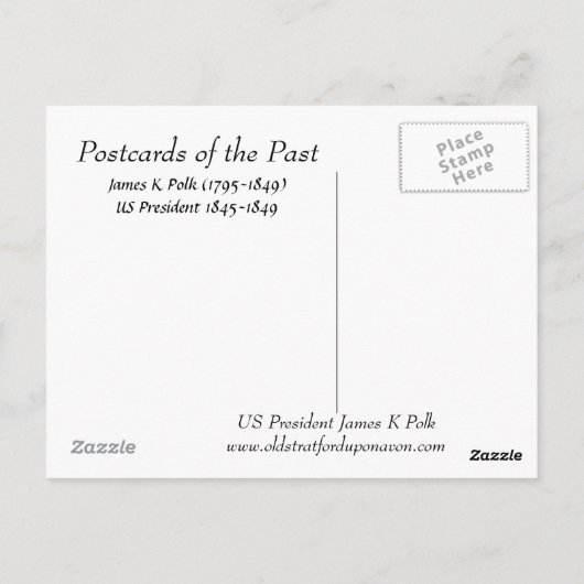Oud Briefkaart - Amerikaans President James K Polk