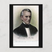 Oud Briefkaart - Amerikaans President James K Polk (Voorkant)