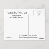 Oud Briefkaart - Amerikaans President James Madiso (Achterkant)