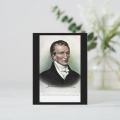 Oud Briefkaart - Amerikaans President James Monroe (Staand voorkant)