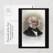 Oud Briefkaart - Amerikaans President Martin Van B (Voorkant / Achterkant)