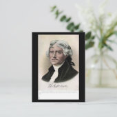Oud Briefkaart - Amerikaans President Thomas Jeffe (Staand voorkant)