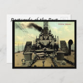 Oud Briefkaart - Amerikaans slagschip "Delaware" (Voorkant / Achterkant)